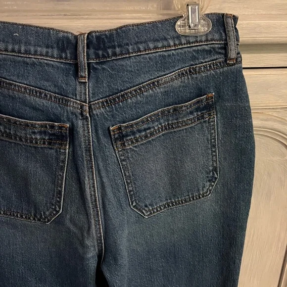 LOFT Curvy Mariner High Rise Wide Leg Jeans - Picture 8 of 8